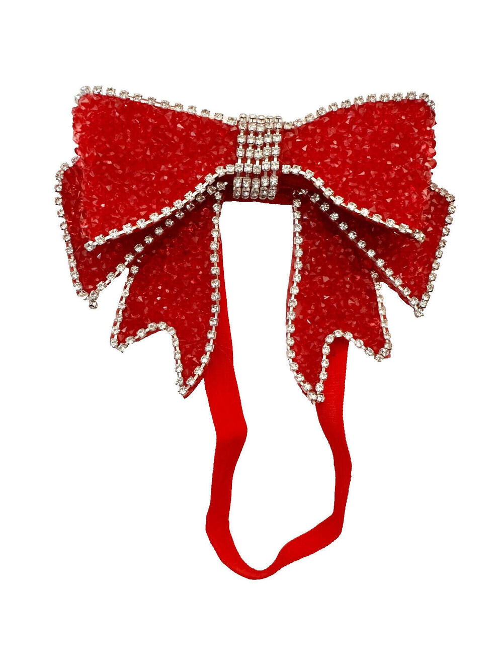 Tieks Red-y for the Season Limited Edition Red Silver Jeweled Bow Box Topper
